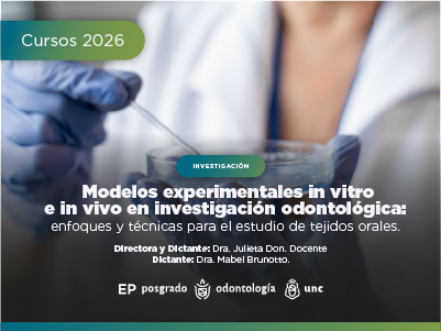 Modelos experimentales in vitro e in vivo en investigación odontológica: enfoques y técnicas para el estudio de tejidos orales.